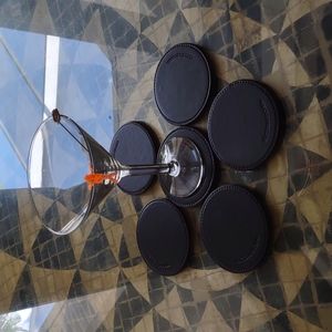 Cutter & Buck Leather Coasters